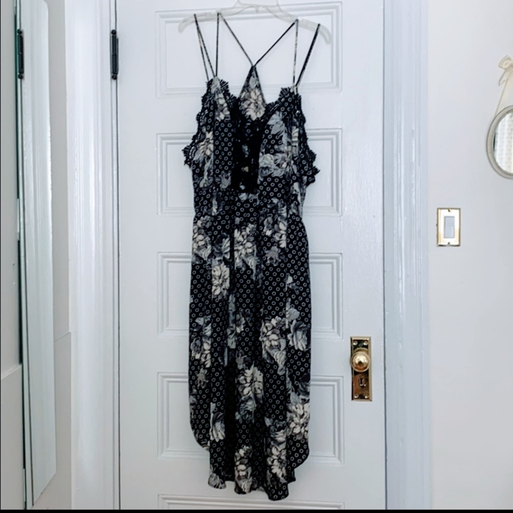 Flowy floral print Free People dress